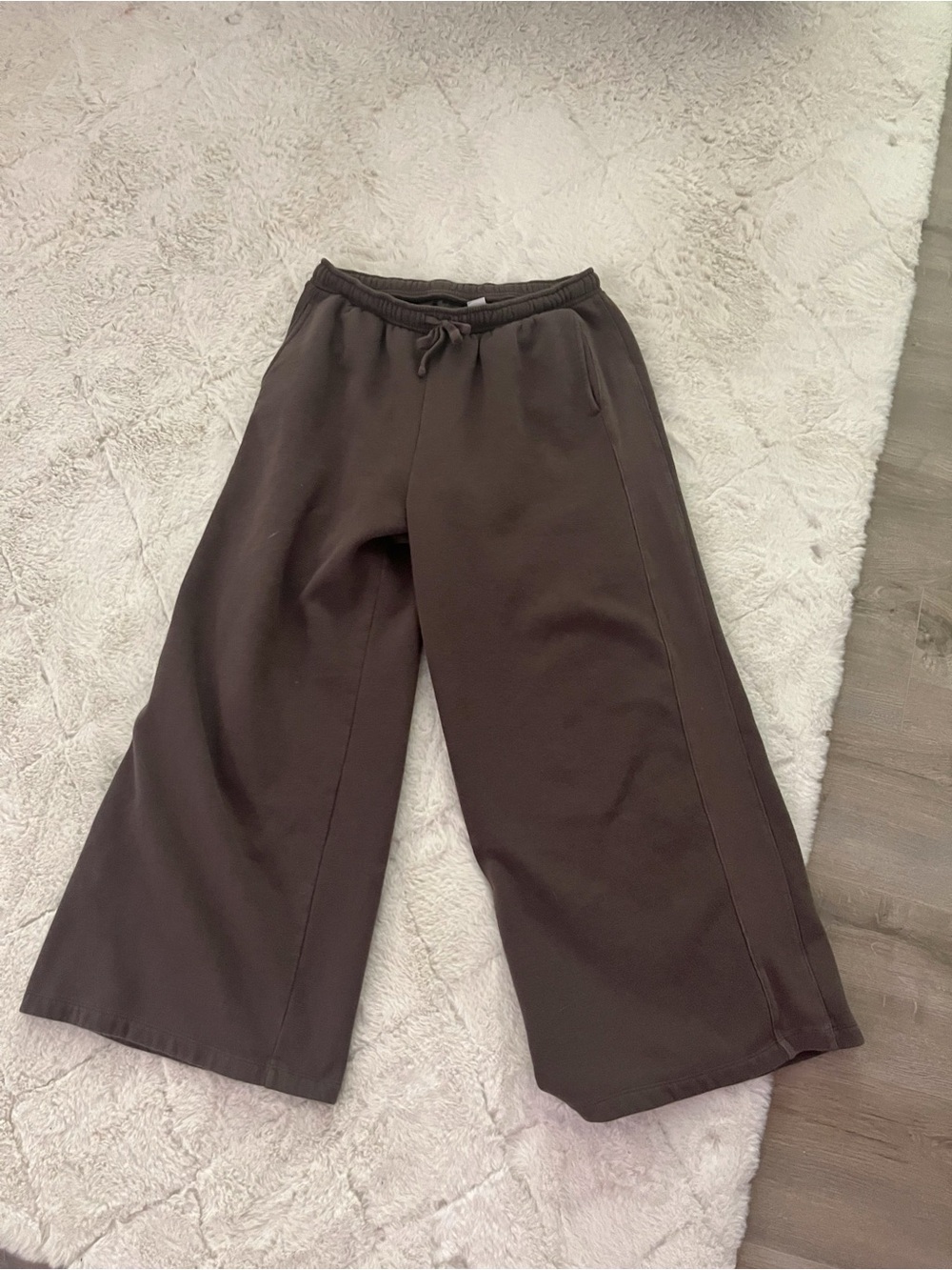 GAP brown wide leg sweats womens size large